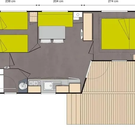 3 Etoiles - Parc Aquatique - Ccbbaia 캠프장 *