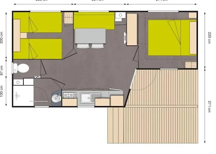 3 Etoiles - Parc Aquatique - Ccbbaia キャンプ場 *